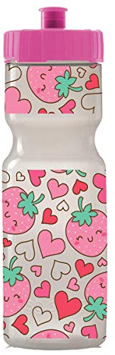 50 Strong | Kids BPA-Free Sports Water Bottle, 22 oz, Strawberries