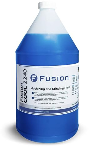 Metal Cutting Oil Cutting Fluid for Machine Shops | Fusion Cool 2240 | General Purpose Coolant for and Machine Shop Operations | Health Safety | Exceptional Sump Life | Semisynthetic (1 Gallon)