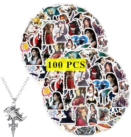 GTOTd Role-Playing Game Stickers (100Pcs) with Necklace Decor (1Pcs)