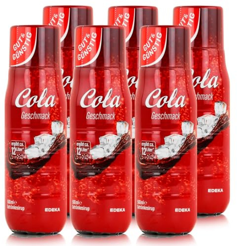 Gut & Günstig Cola Getränkesirup 6er Pack (6x500ml Flasche)