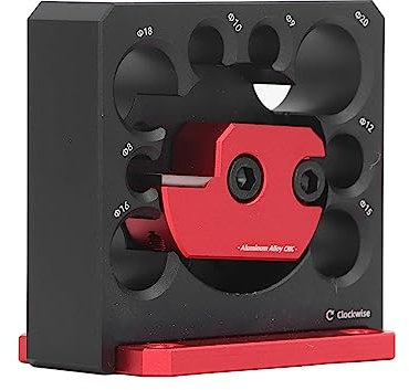 Kit di Jig per Tasselli, 8 Mm a 20 Mm Regolabile per Tasselli, Asta Tonda per Tasselli per Fresatura Elettrica Durevole, Taglierina per Tasselli per Aste di Legno, Bastoncini