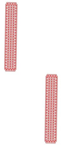 HEMOTON 2 Stücke Spitze Tischläufer Für Tisch Herz Form Muster Tisch Flagge Tisch Abdeckung Für Valentinstag