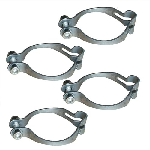 Yerleomit 4PCS 28.6mm Fahrrad Schelle Fahrrad Bremskabel Schaltkabel Klemme Kabelklemme Aluminium Kabeladapter für Mountainbike Metallring Fest Sicher am Rahmen MTB Basisführungsclip Fitting Line