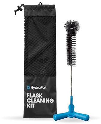 Kit de Nettoyage de flasque - Brosse et égouttoir - sans BPA ni PVC - pour Nettoyer gourdes, flasques SoftFlask, Mugs à café et Bien Plus Encore