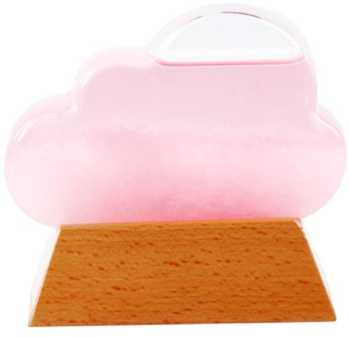 1 pièce de prévision d'usure en verre de tempête de nuage, station d'usure, verre de tempête, prévision météorologique, goutte d'eau, prévision d'usure, décorations de bureau, prévision météorologique