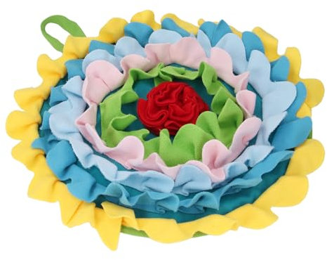 Kaninchen-Futtersuchmatte, Kaninchen-Schnüffelmatte, Polyester, Futtersuche, Bereicherung, Spielzeug, Aktivitätsspielbett für Hasen, Hamster, Meerschweinchen, Frettchen,