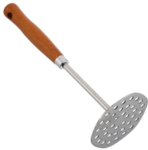 UTHCLO Schiacciapatate Acciaio Inossidabile Utensile Ergonomico Per Purè Di Patate Frutta e Verdure Facile Da Pulire e Multiuso Per La Cucina