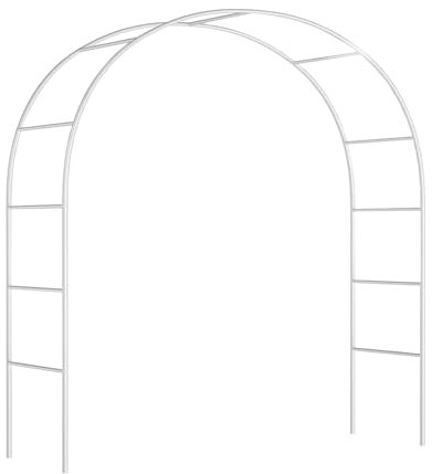Arco da giardino per esterni, pergolato, resistente alle intemperie e autoportante, robusto arco in ferro battuto, per matrimoni floreali all'aperto