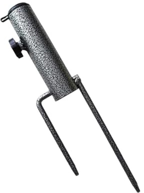 DIYEAH Support De Parapluie Piquet d'ancrage 3,6 Cm pour Plage, Jardin Et Pêche, Base Robuste en Fer, Portable Et Léger, Fixation Solide Le Sol Sable, Accessoire Pratique Extérieur