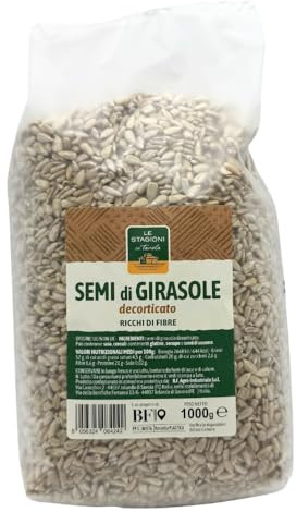 Fruitsnack - Semi di girasole decorticati 1 kg semi di girasole sgusciati naturali