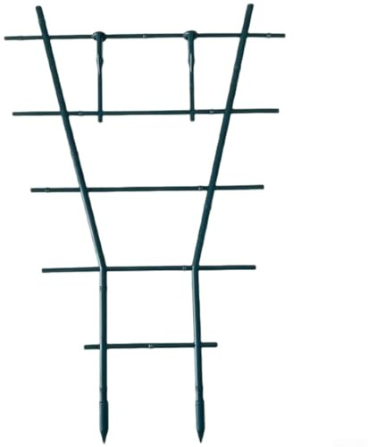 Lot de 10 supports empilables en plastique pour plantes grimpantes - Pour intérieur et extérieur - Pour la croissance des plantes en pot et la stabilité de la tige