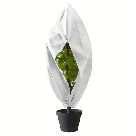 Andningsbar Vinteröverdrag For Växter Skydd Mot Frost For Ute Krukor Citrusträd Olivbuskar Buskar(Blanco,0.9m*1.5m)