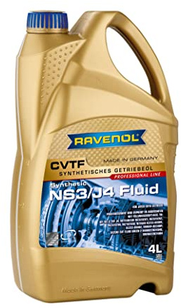 RAVENOL CVTF NS3/J4 vätska helsyntetisk växellådsolja (4 liter)