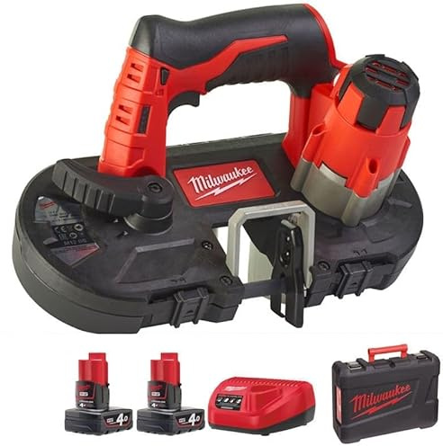 Milwaukee M12BS-402C M12 Cordless Band Saw (2 X 4.0ah Li-ion Batteries, Charger, BMC)
