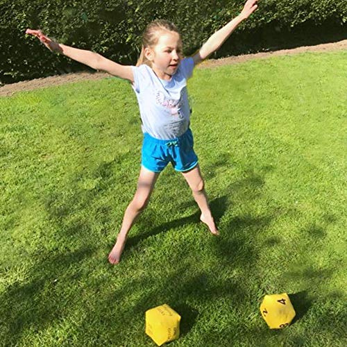 Eduk8 Fitness-Würfel für Kinder, preisgekrönt, mit Schaumstoff gefüllte Vinyl-Würfel, um Kinder zum Sport zu ermutigen, 2 Stück
