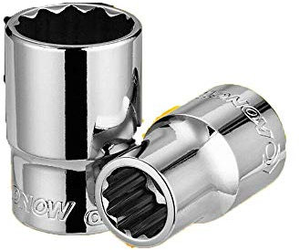 1/2 Inch Drive Ratchet Wrench Socket Metric Compact Socket Handle Wrench Set 12 Point 12.5 x 24mm 1pc