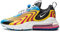 Nike Herren Air Max 270 React Eng Laufschuh, Blau/Weiß-Anthrazit-Wassermelonenlaser, 41 EU