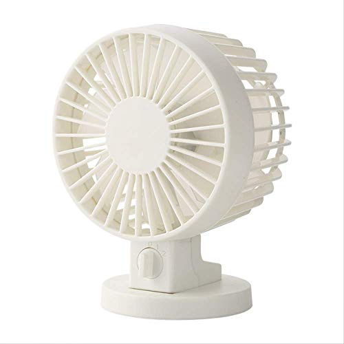 N/X Mini Ventilateur Pliant USB, Ventilateur Portable, Charge USB, Ventilateur Ultra Silencieux ， pour La Maison, Le Bureau, Les Voyages en Plein Air Blanc