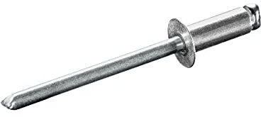GOEBEL - 500 x Blindnieten Aluminium/Stahl (Ø x L) 4,8 x 20,0 mm mit Senkkopf ISO15978 - Senkkopf Niete - Popniete - STANDARD