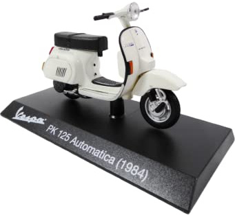OPO 10 Sammlung Miniaturroller 1/18 kompatibel mit Piaggio Vespa PK 125 Automatica weiß - 1984 - Ves0020