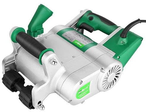 GBHJJ Wall Chaser Machine with Saw Blade- Wall Groove Cutting Machine Concrete Cutting Slotting Machine 1100W Brick Cutter Granite Notcher for Brick Granite Marble,110V