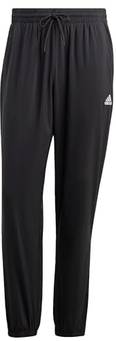 Adidas Herren AEROREADY Essentials Stanford Elastic Cuff Small Logo Pants, Black, M Short