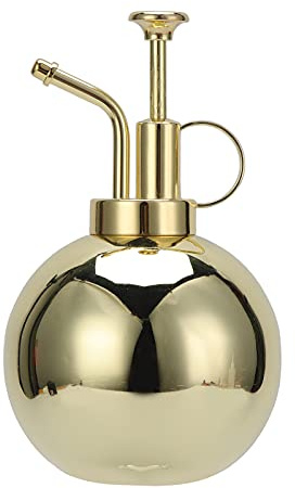 Plcnn Edelstahl-Gießkanne, Vintage-Sprühflasche, Pflanzensprühflasche, Dose mit Top-Pumpe, Kleine Pflanzensprüher für Indoor-Garten-Sukkulenten