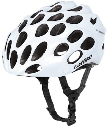 CATLIKE 7100500005 - Straßenhelm Whisper EVO Größe M (56-58 cm) Leichtigkeit, Belüftung und Sicherheit in einem ikonischen Design, Schwarz