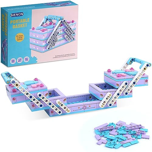 SIENON Dots Mehrschichtig Schmuckkästchen, Bastelset Kinderzimmer-Deko, Schreibtisch-Organizer oder Ablagefächer, BAU-Schmuckkästchen-Set mit 3 Lagen, Kreative BAU-Geschenkidee für Kinder ab 6 Jahren
