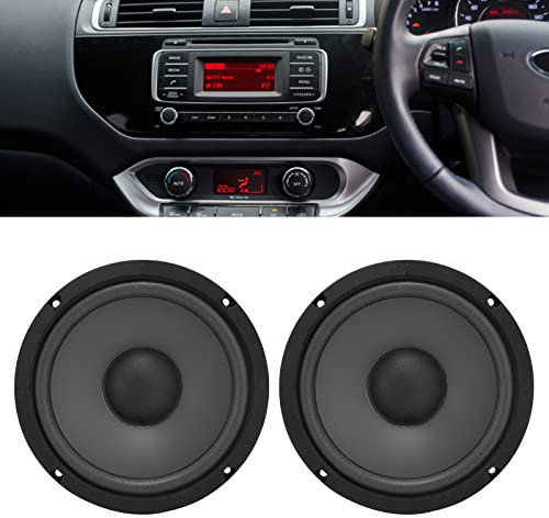 Altoparlante per Auto da 6,5 ​​pollici da 2 Pezzi 600 W con Bobina Vocale Avanzata Driver Ad Alta Potenza Suono Chiaro, per Tutti i Sistemi Audio per Auto