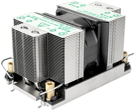 SilverStone Technology XE02-4677 - Raffreddatore CPU 2U -SFF per socket Intel LGA4677, SST-XE02-4677B (nero+nero)