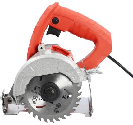 1580w Wood Stone Cutter Saw Granite Ceramic Tile Marble Cut Machine+110mm Blade, Electric Wall Grooving Cutting Machine Chaser for Slotting Brick Granite Marble Concrete Grooves