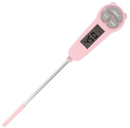 Termometro per biberon - Tester d'acqua digitale, sonda in acciaio inossidabile | Display di misurazione rapida, aiutante di cottura da cucina, accessorio di lettura istantanea, dispositivo di monitor