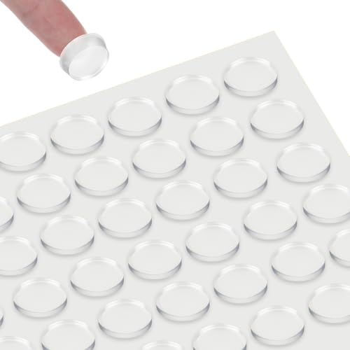 256 Stück 12x3.5mm Gummi Für Glasplatten, Gumminoppen Für Glasplatten Gummi Antirutsch Pads, Antirutsch Pads Selbstklebend, Klebenoppen Selbstklebend, Anti Rutsch