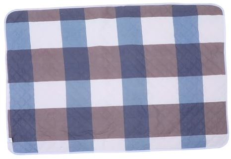 Hoement Traversina Letto Grande Spessa Riutilizzabile in Poliestere Pp Cotone Eva per Donne e Anziani, Protezione Letto Lavabile 80x120cm