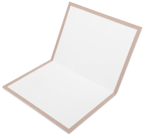 HOODANCOS Tapete Antideslizante para Rompecabezas 40X60 CM Marco Plegable en Blanco Borde Color Camello Tablero para Exhibición y Montaje de 500 Piezas Accesorio Adecuado para