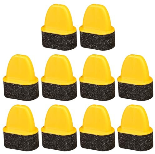 XAGMODSHN 10 pz multiuso applicatore lucido scarpe spugna pennello leggero portatile per scarpe in pelle cintura borsa manutenzione applicatore compatto