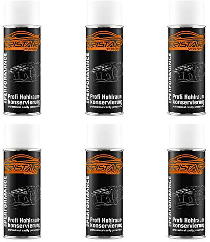6 x Hohlraumversiegelung Hohlraumkonservierung Spraydose transparent 400 ml