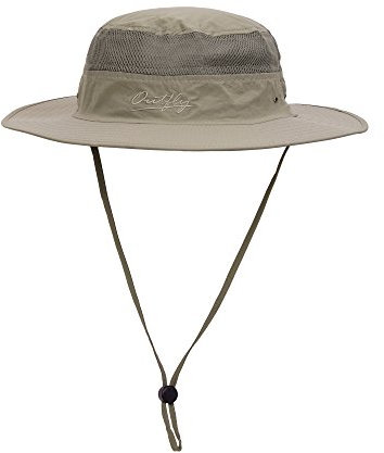 WANYING Unisex Outdoor Sonnenhut Bucket Hut Fischer Hut Buschhut Atmungsaktiv Schnelltrocknend - für Kopfumfang 56-60 cm Olive