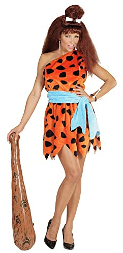 W WIDMANN MILANO Party Fashion - Disfraz Edad de Piedra, Vestido Mujer de la Selva, Neanderthal, Carnaval