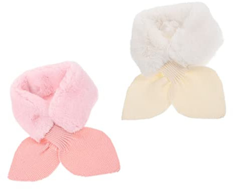 PLAFOPE 2stücke Teiliges Junge Mädchen Schals Aus Plüsch Winter Halswärmer Für Jungen Und Mädchen Weiche Dicke Nackenwärmer Für Kalte Tage Und Besondere Anlässe