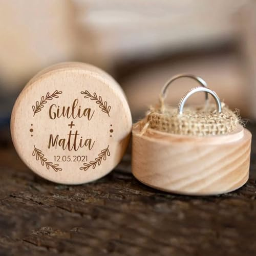 Boîte À Bague Personnalisée, Boîte À Bague De Mariage Personnalisée, Boîte À Bagues, Boîte À Bague En Bois, Boîte À Bague Personnalisée, Boîte À Porteur De Bague, Porte-bague En Bois De Fiançailles