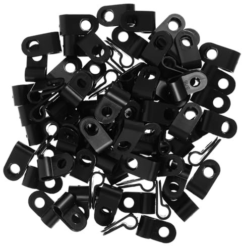 ROMISBABA 200stücke Kabel Clips Für Lichterketten Außenleuchten Kabelmanagement Draht Halter Passend Für Ethernet Coax Tv Und Telefonkabel Robust Und Langlebig Für Innen Und Außeneinsatz