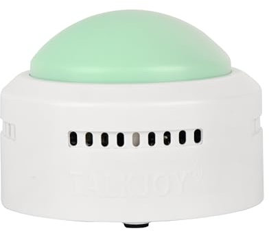 TalkJoy Sprechende Tischuhr für Blinde, Senioren und Sehbehinderte, mit Klatschsensor, 5 Sprachen einstellbar, 4X Wecker pro Tag, Uhrzeit & Datumsansage, Geschenkidee für Großeltern, Vater, Mutter