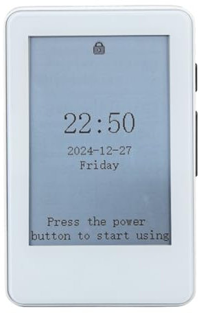 Ebook Reader da 2,7 Pollici, Lettore di Libri Cartacei E-Ink, Lettore Elettrico Portatile con Lettore MP3 Bluetooth, Calendario, Sveglia, Calcolatrice, Supporta Ampliati Fino a