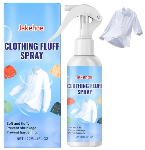 Spray antipiega vestiti, Spray antistatico per vestiti, Rimuove Rapidamente le Pieghe, Riduce L'elettricità Statica, per stirare senza ferro, Adatto a Una Varietà di Tessuti, 120ml