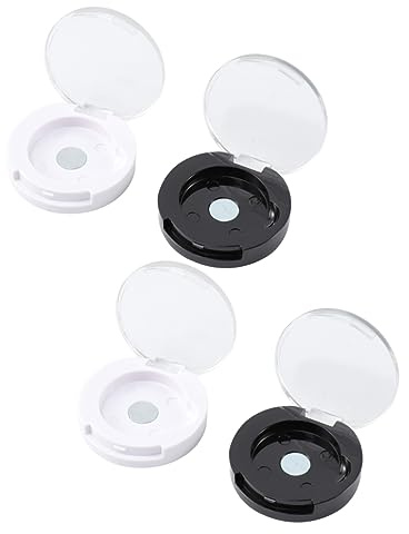 COLLBATH 4piezas Caja De Embalaje Para Sombras De Ojos Caja Vacía Contenedor De Subenvasado Accesorios De Maquillaje Para Organizar Paletas De Sombras De Ojos