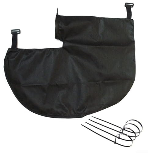 Sacchetto di ricambio per aspirapolvere con anello di montaggio regolabile e chiusura a cerniera, realizzato in tessuto resistente agli strappi per evitare perdite di polvere