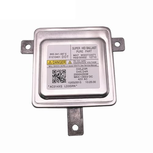 Ballast Phare Xénon HID Compatible avec pour A1 A3 A4 A5 A6 A7 A8 Phare De Voiture Xénon HID Ballast 8K0941597E W003T22071 D3S D3R D4S D4R(2)