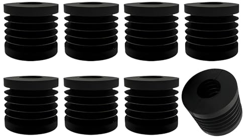 Raheem 8 Stück 3D Drucker Stoßdämpferfüße für Bambu Lab X1 P1P P1S | Anti-Vibrations Silikonpads, geräuschreduzierende und stabilitätserhöhende Füßpads